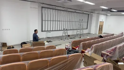 信阳雷山匠谷信阳学院校区利亚德室内2.5小间距LED屏