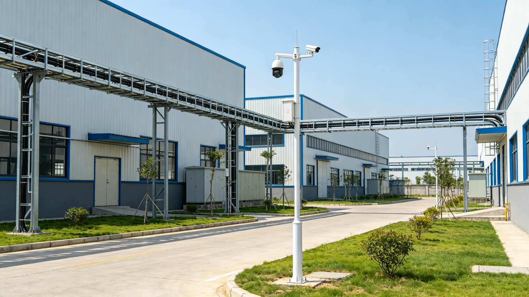 案例2:信阳某制造工厂园区弱电一体化工程