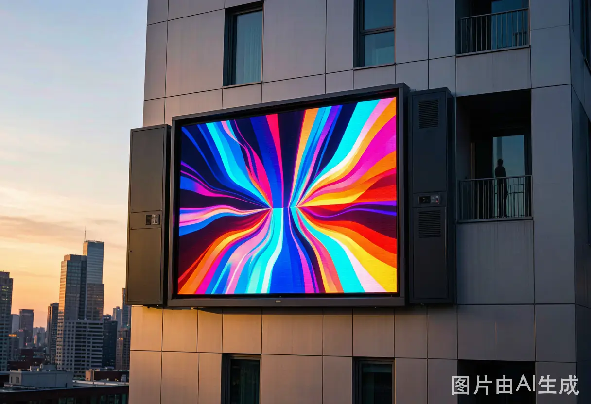 信阳罗山户外防水LED屏示意