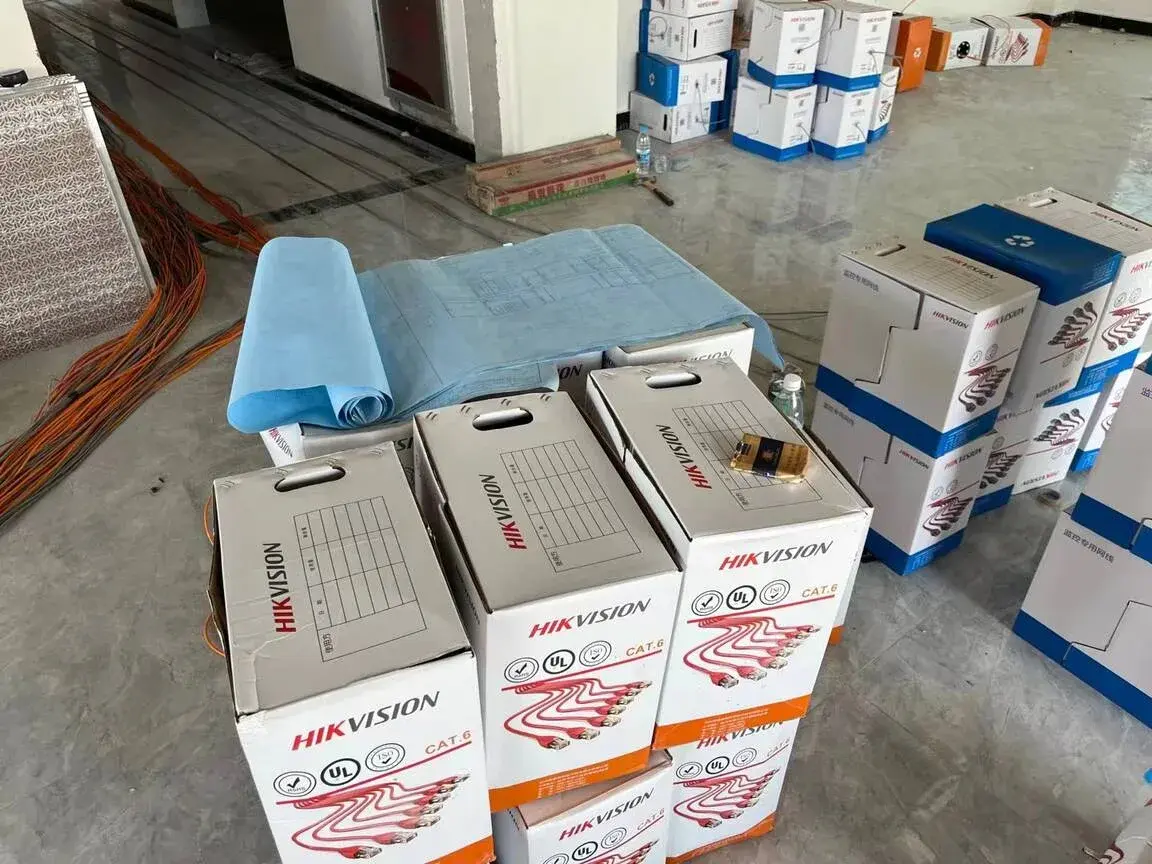 海康威视六类网线与施工图纸
